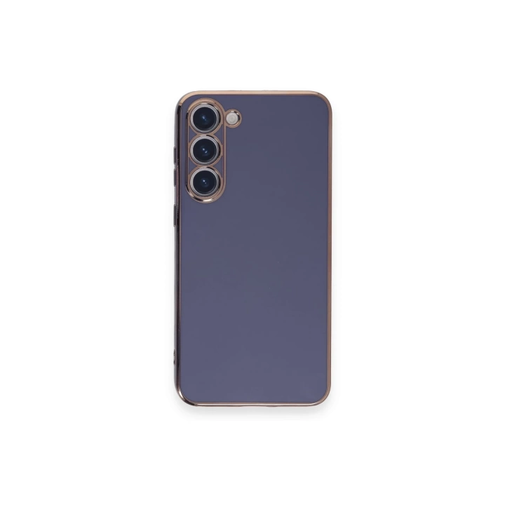 BFS  Samsung Galaxy S23 Plus Kılıf Volet Silikon - Mavi