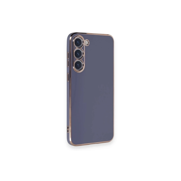 BFS  Samsung Galaxy S23 Plus Kılıf Volet Silikon - Mavi