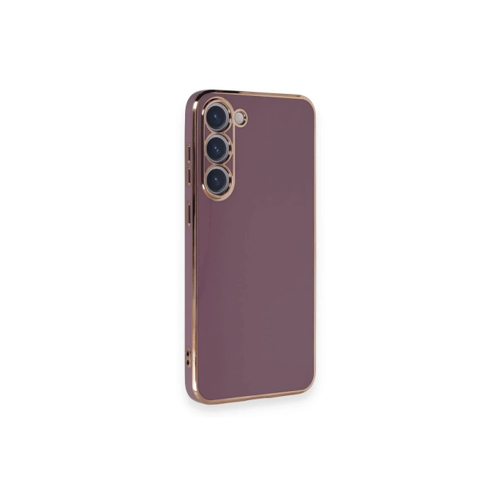 BFS  Samsung Galaxy S23 Plus Kılıf Volet Silikon - Mor