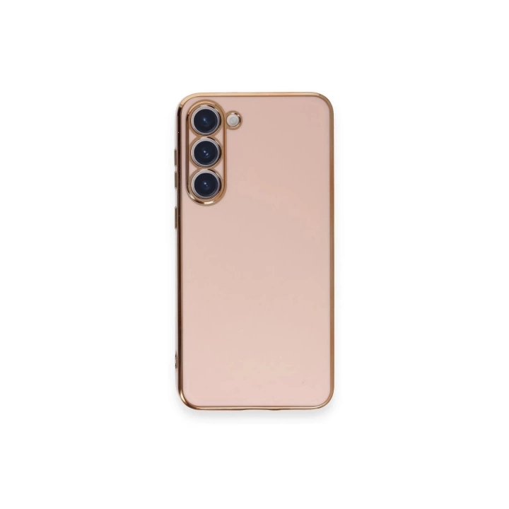 BFS Samsung Galaxy S23 Plus Kılıf Volet Silikon - Pembe