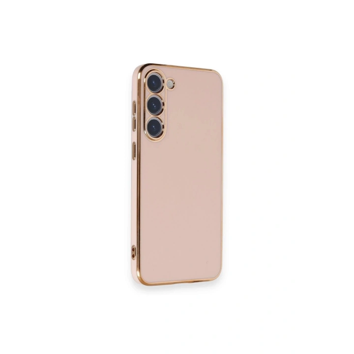 BFS Samsung Galaxy S23 Plus Kılıf Volet Silikon - Pembe