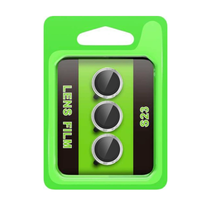 BFS  Samsung Galaxy S23 Raze Metal Kamera Lens - Gümüş