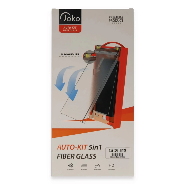 BFS  Samsung Galaxy S23 Ultra AutoKit 5in1 Fiber Cam Ekran Koruyucu