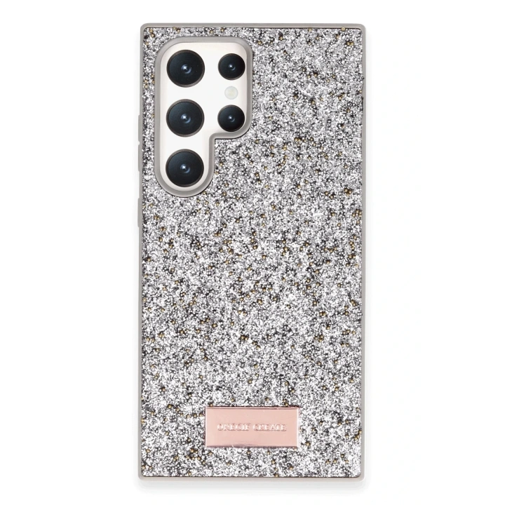 BFS  Samsung Galaxy S23 Ultra Bright Simli Kapak - Gümüş