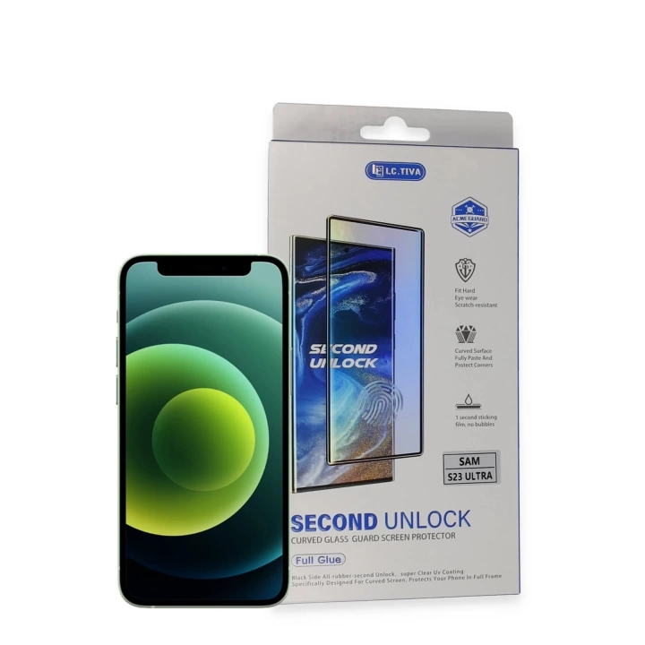 BFS  Samsung Galaxy S23 Ultra Durable Full Glue Curved Cam