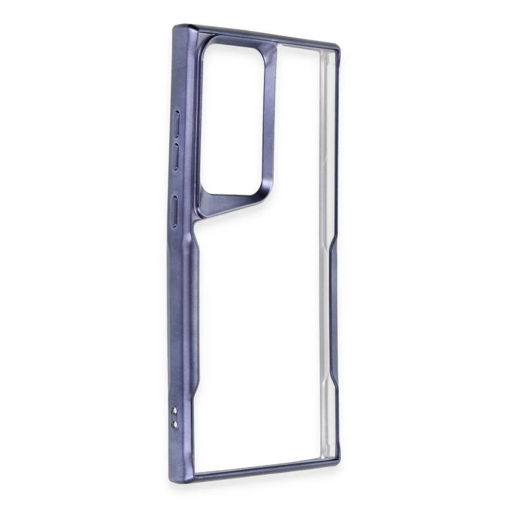 BFS  Samsung Galaxy S23 Ultra Kılıf Boyi Silikon Kapak - Lacivert