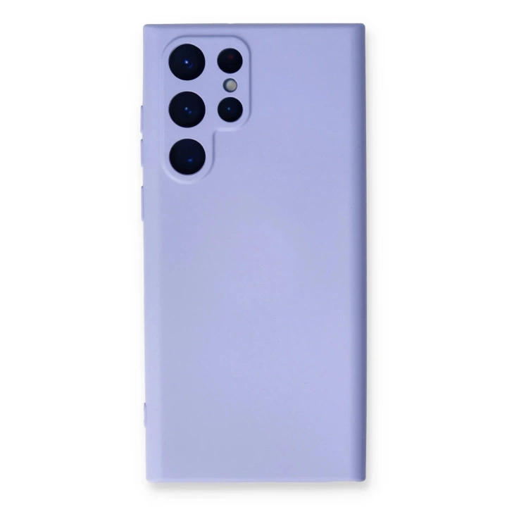 BFS  Samsung Galaxy S23 Ultra Kılıf Nano içi Kadife Silikon - Lila