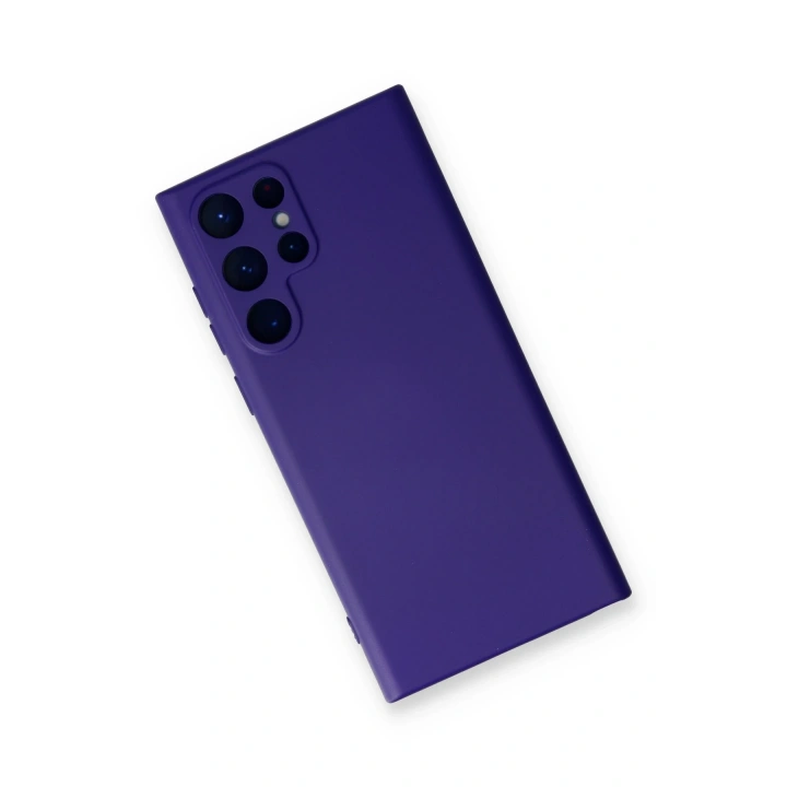 BFS  Samsung Galaxy S23 Ultra Kılıf Nano içi Kadife Silikon - Mor
