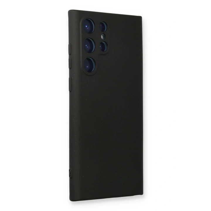 BFS  Samsung Galaxy S23 Ultra Kılıf Nano içi Kadife Silikon - Siyah