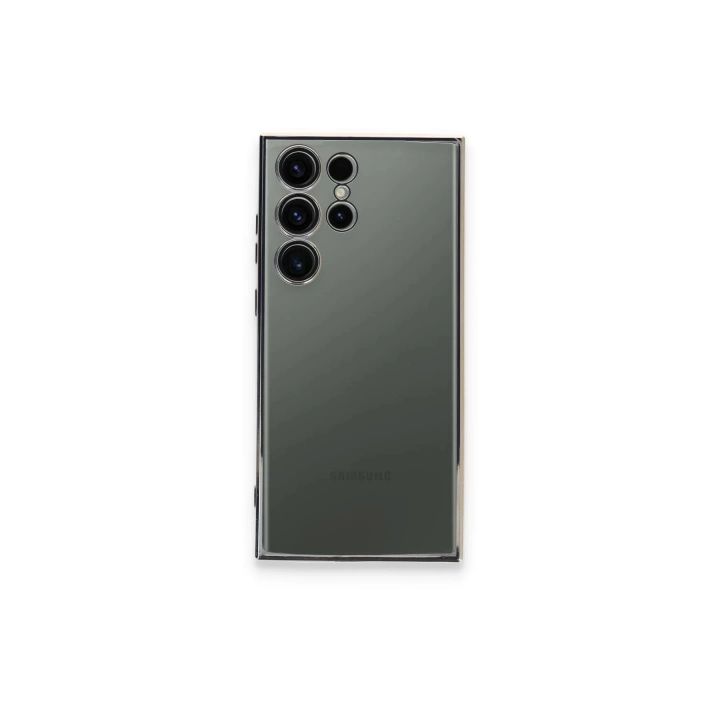 BFS  Samsung Galaxy S23 Ultra Kılıf Razer Lensli Silikon - Gold