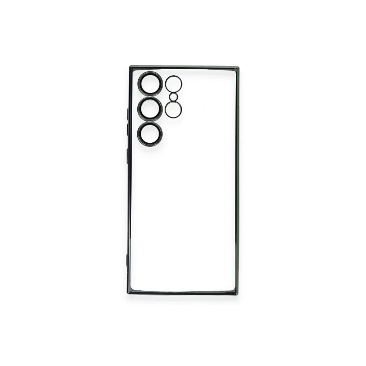 BFS  Samsung Galaxy S23 Ultra Kılıf Razer Lensli Silikon - Yeşil
