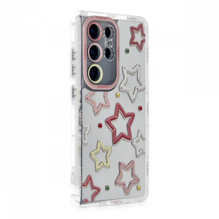 BFS  Samsung Galaxy S23 Ultra Kılıf Reflexion Desenli Kapak - Desen 3