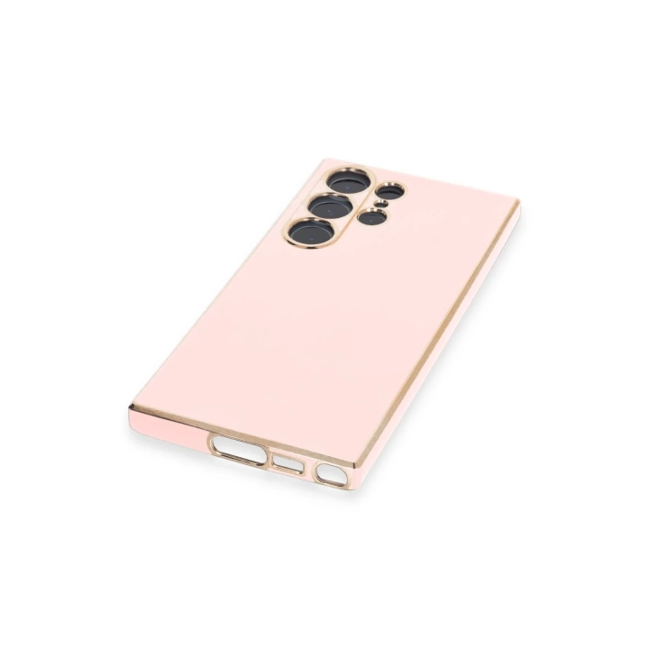 BFS  Samsung Galaxy S23 Ultra Kılıf Volet Silikon - Pembe