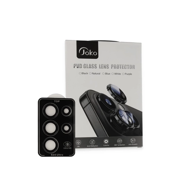 BFS  Samsung Galaxy S23 Ultra PVD Metal Kamera Lens - Siyah