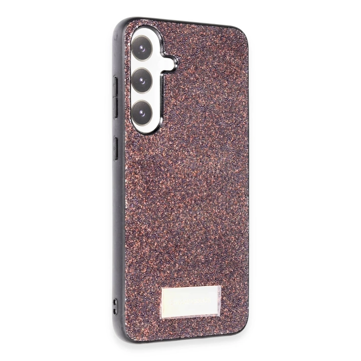 BFS  Samsung Galaxy S24 Bright Simli Kapak - Derin Mor