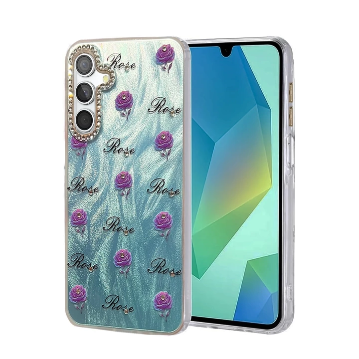 BFS Samsung Galaxy S24 FE Kılıf Blade Aynalı Desenli Kapak - Desen 9