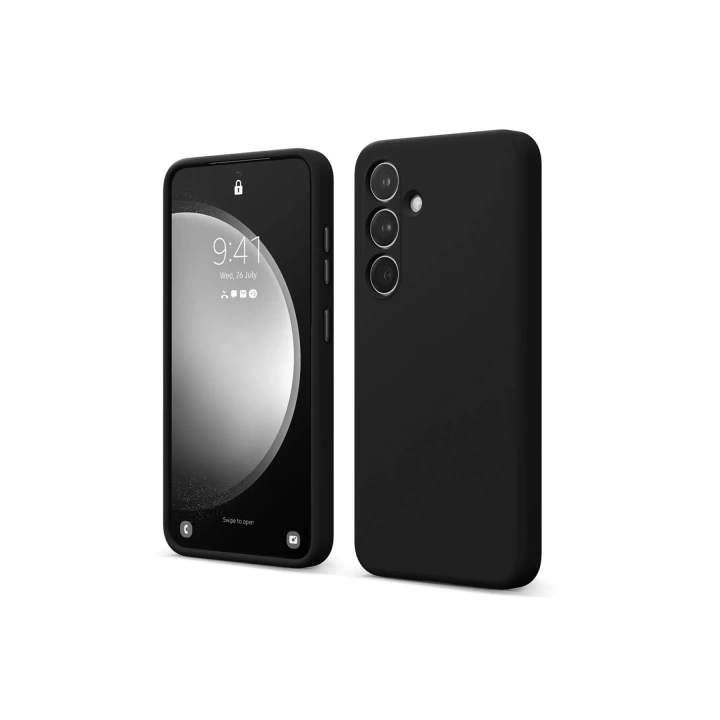 BFS  Samsung Galaxy S24 FE Kılıf First Silikon - Siyah