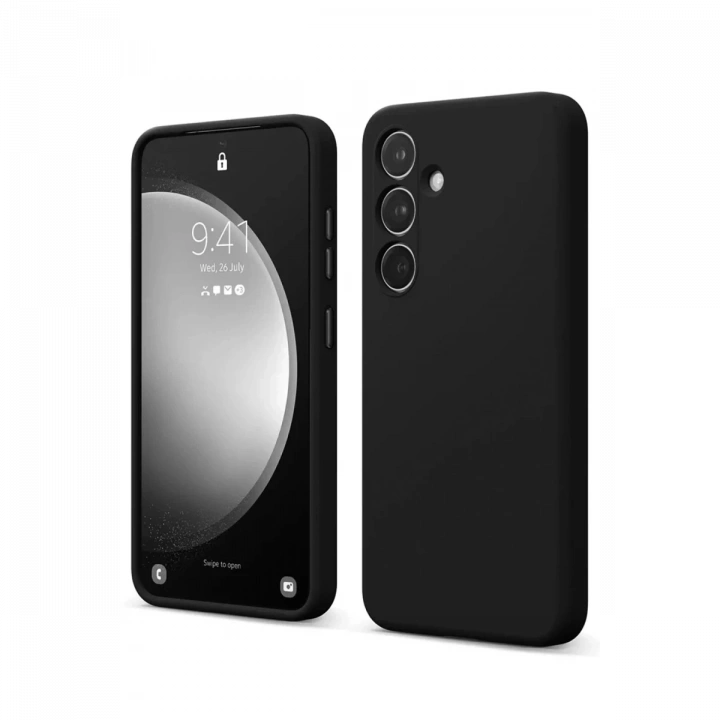 BFS  Samsung Galaxy S24 FE Kılıf First Silikon - Siyah