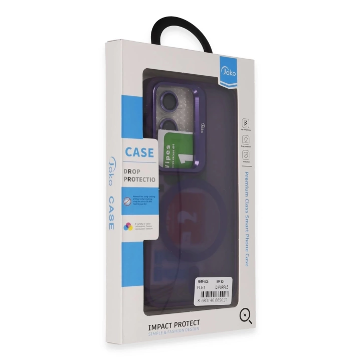 BFS  Samsung Galaxy S24 Flet Lens Magsafe Kapak - Derin Mor