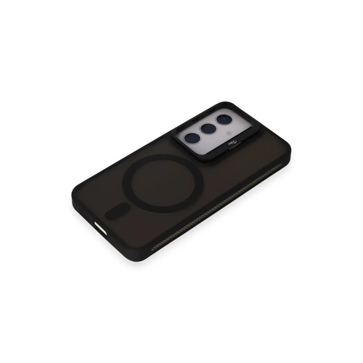 BFS  Samsung Galaxy S24 Flet Lens Magsafe Kapak - Siyah