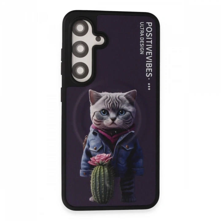 BFS  Samsung Galaxy S24 Fun Magsafe Kapak - Derin Mor