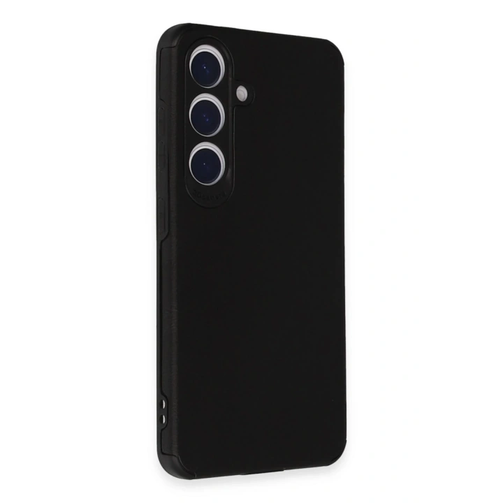 BFS Samsung Galaxy S24 Kılıf Loop Deri Silikon - Siyah