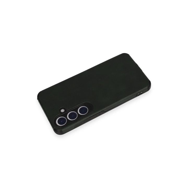 BFS  Samsung Galaxy S24 Kılıf Loop Deri Silikon - Yeşil