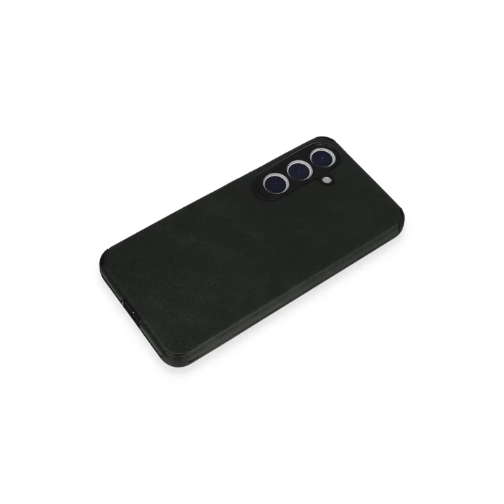 BFS  Samsung Galaxy S24 Kılıf Loop Deri Silikon - Yeşil