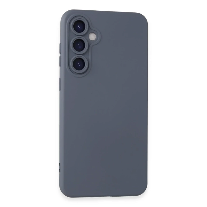 BFS  Samsung Galaxy S24 Kılıf Nano içi Kadife Silikon - Gri
