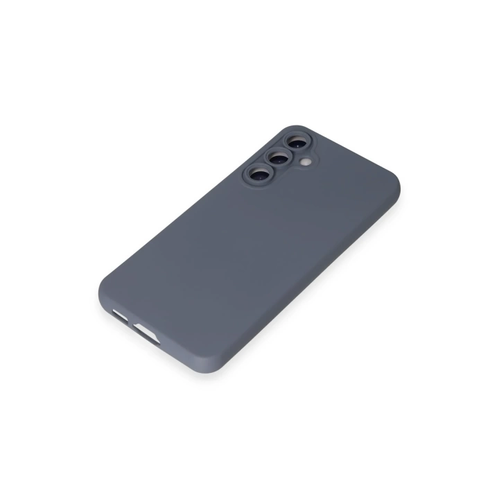 BFS  Samsung Galaxy S24 Kılıf Nano içi Kadife Silikon - Gri