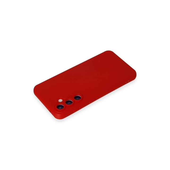BFS  Samsung Galaxy S24 Kılıf Nano içi Kadife Silikon - Kırmızı