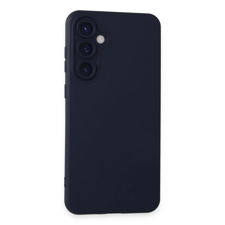 BFS  Samsung Galaxy S24 Kılıf Nano içi Kadife Silikon - Lacivert