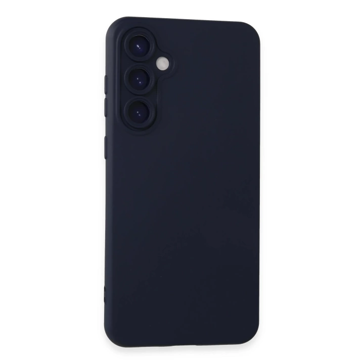 BFS  Samsung Galaxy S24 Kılıf Nano içi Kadife Silikon - Lacivert