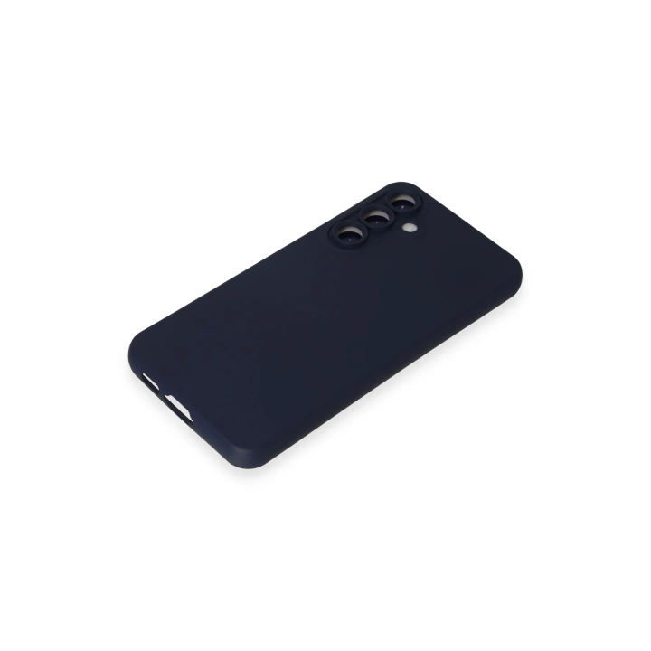 BFS  Samsung Galaxy S24 Kılıf Nano içi Kadife Silikon - Lacivert