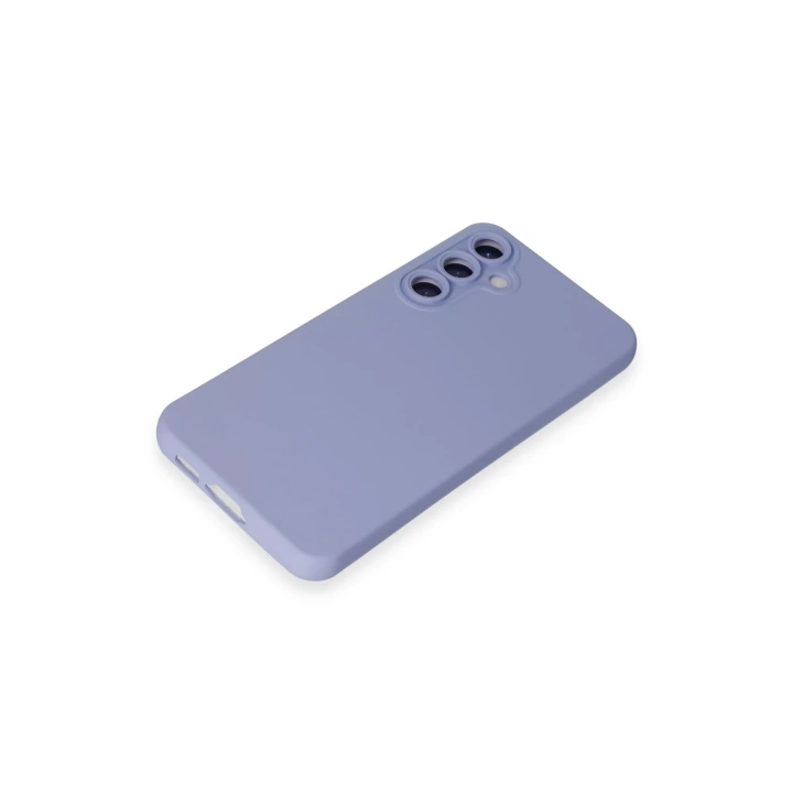 BFS  Samsung Galaxy S24 Kılıf Nano içi Kadife Silikon - Lila