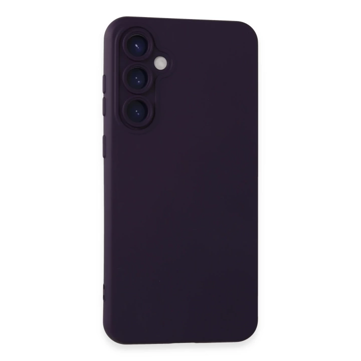BFS  Samsung Galaxy S24 Kılıf Nano içi Kadife Silikon - Mor