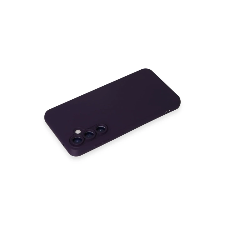 BFS  Samsung Galaxy S24 Kılıf Nano içi Kadife Silikon - Mor