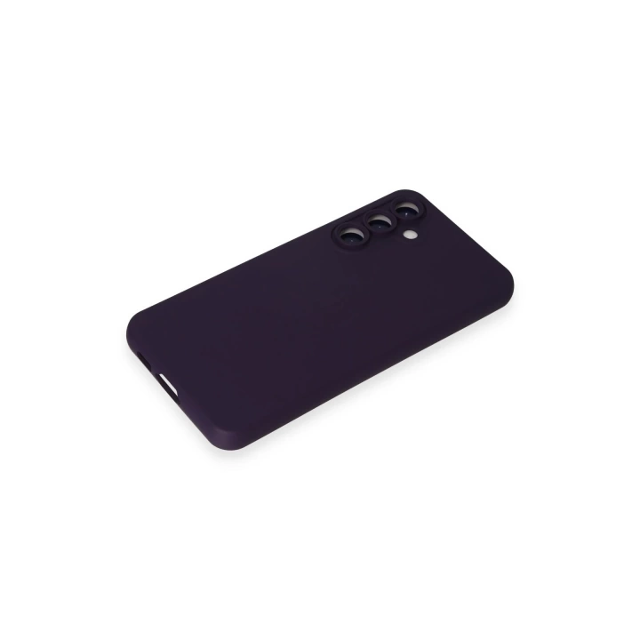 BFS  Samsung Galaxy S24 Kılıf Nano içi Kadife Silikon - Mor