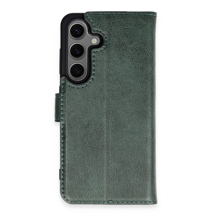 BFS  Samsung Galaxy S24 Kılıf Trend S Plus Kapaklı Kılıf - Yeşil