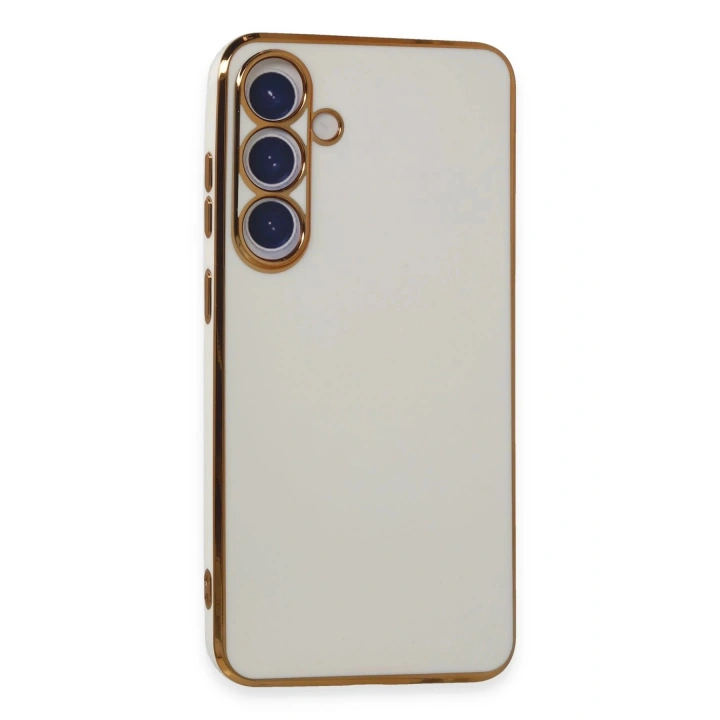 BFS Samsung Galaxy S24 Kılıf Volet Silikon - Beyaz
