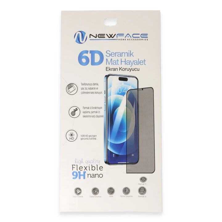 BFS  Samsung Galaxy S24 Plus 6D Antistatik Mat Seramik Hayalet Nano Ekran Koruyucu