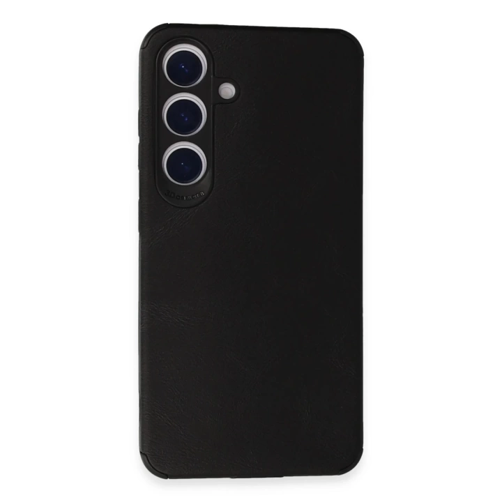 BFS  Samsung Galaxy S24 Plus Kılıf Loop Deri Silikon - Siyah