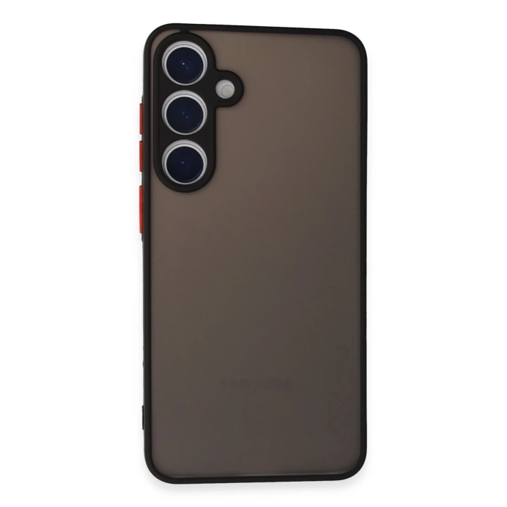 BFS  Samsung Galaxy S24 Plus Kılıf Montreal Silikon Kapak - Siyah