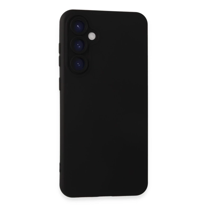 BFS  Samsung Galaxy S24 Plus Kılıf Nano içi Kadife Silikon - Siyah