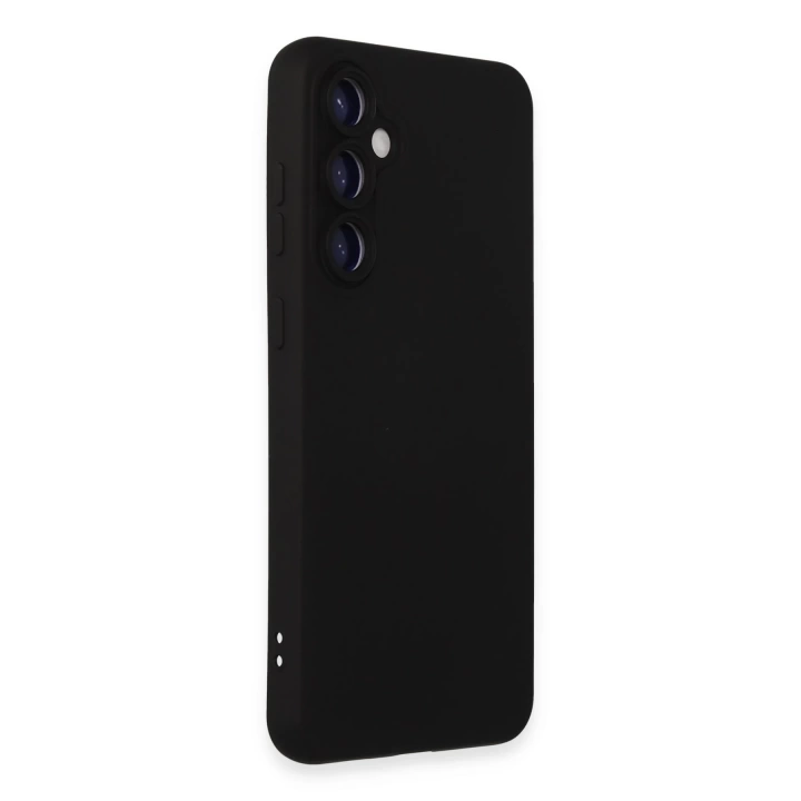 BFS  Samsung Galaxy S24 Plus Kılıf Nano içi Kadife Silikon - Siyah