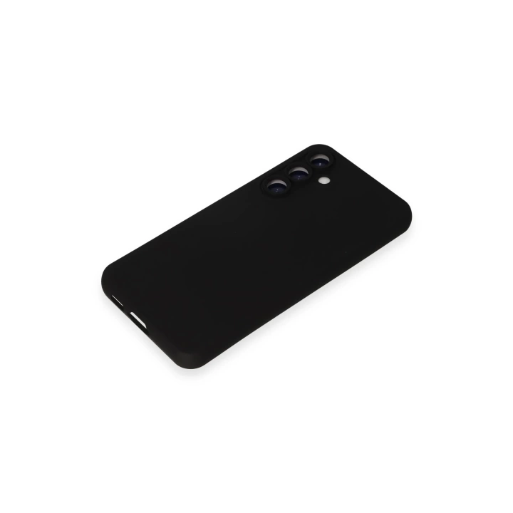 BFS  Samsung Galaxy S24 Plus Kılıf Nano içi Kadife Silikon - Siyah