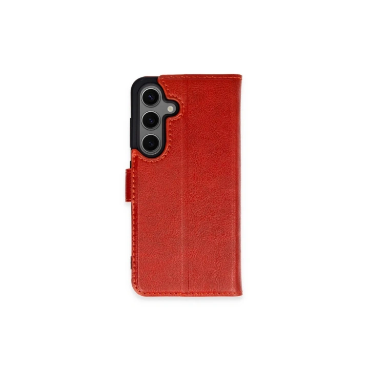 BFS  Samsung Galaxy S24 Plus Kılıf Trend S Plus Kapaklı Kılıf - Kırmızı