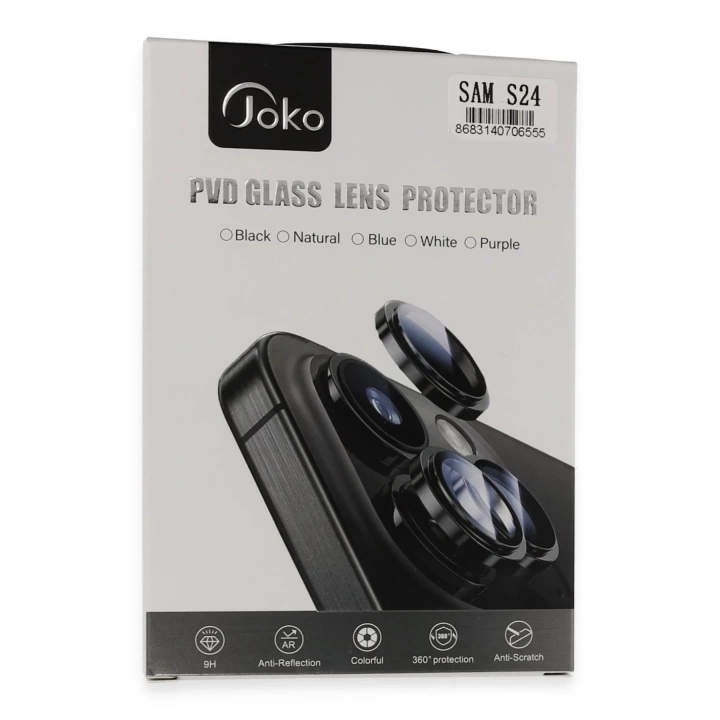 BFS  Samsung Galaxy S24 PVD Metal Kamera Lens - Derin Mor
