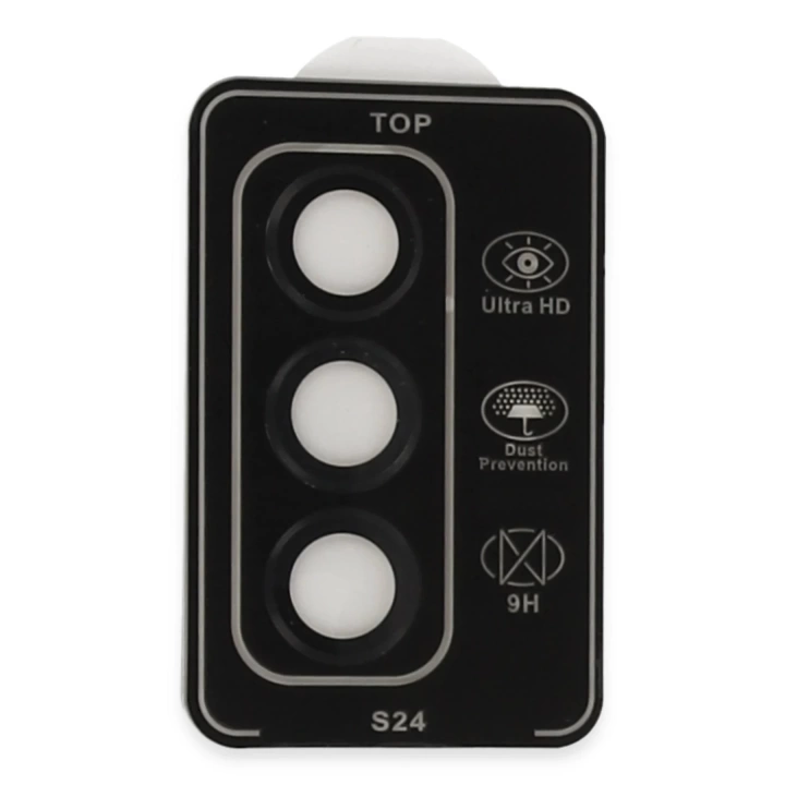 BFS  Samsung Galaxy S24 PVD Metal Kamera Lens - Siyah