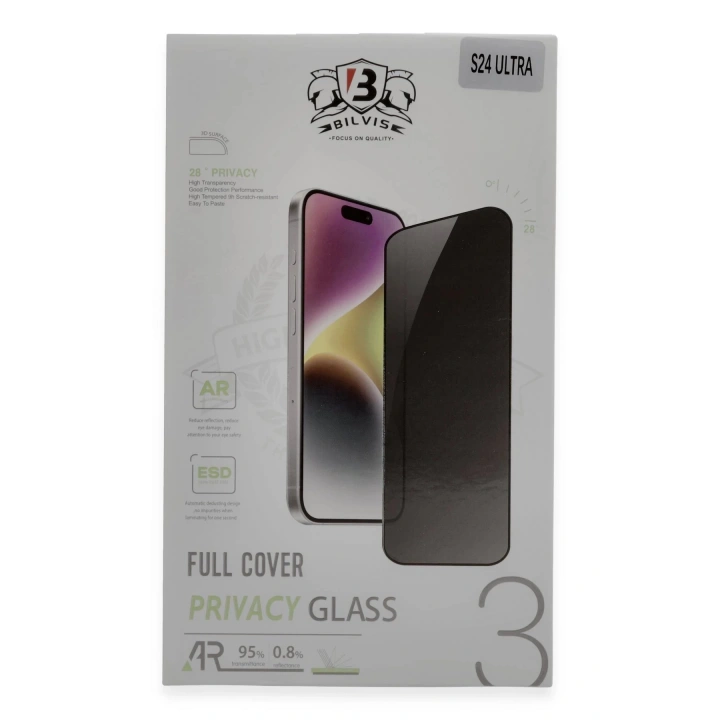 BFS Samsung Galaxy S24 Ultra Bilvis Hayalet Cam Ekran Koruyucu